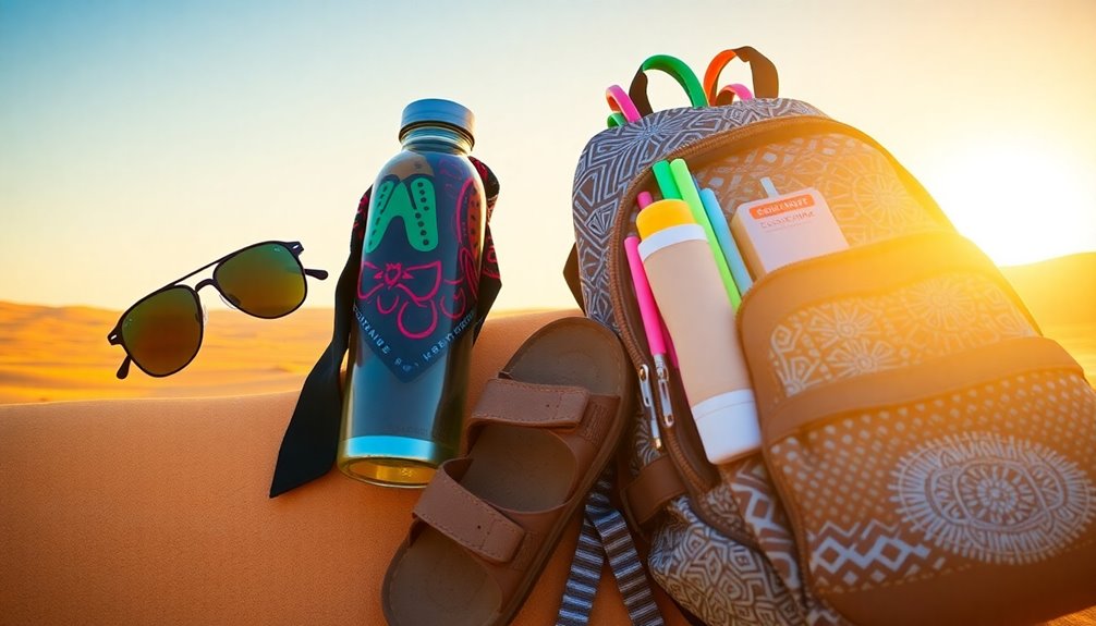 burning sands festival essentials list