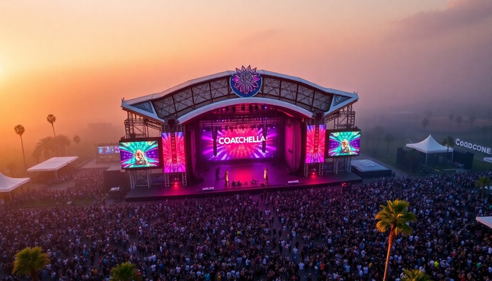 coachella s iconic stage designs