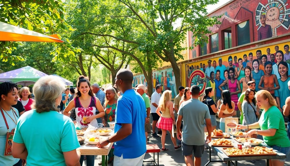 community support through festivals