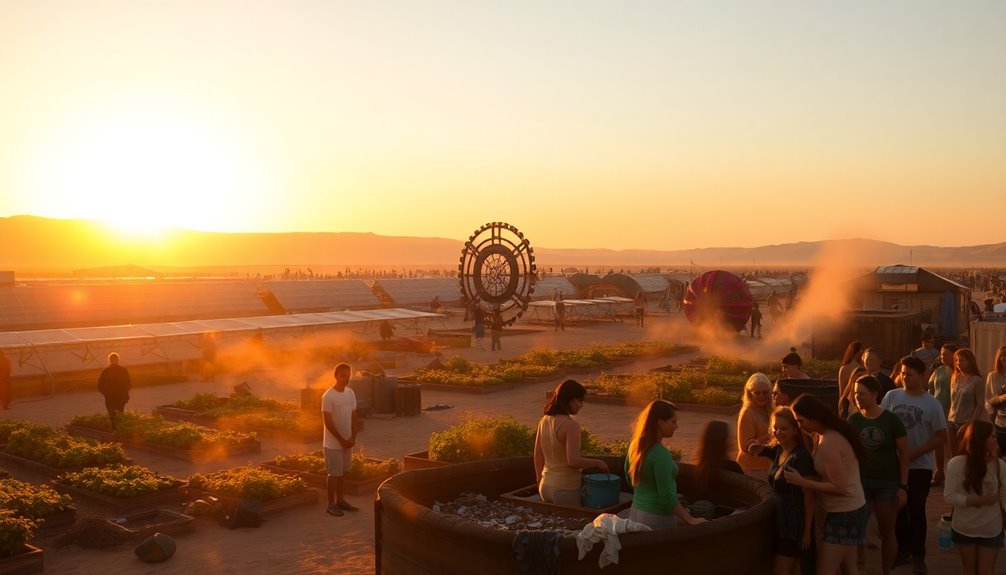 environmental commitment at burning man