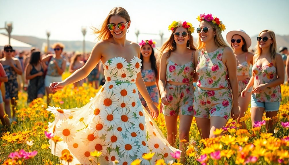 floral prints are trending