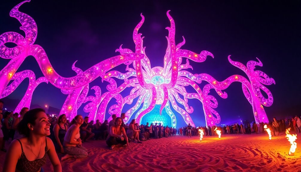 immersive artistic experiences displayed