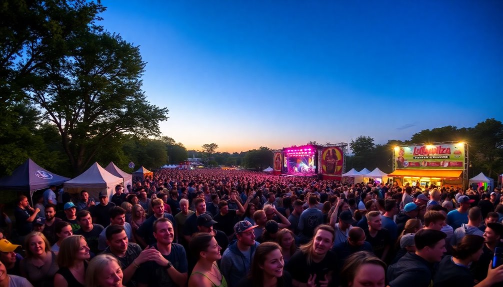lollapalooza music festival inception