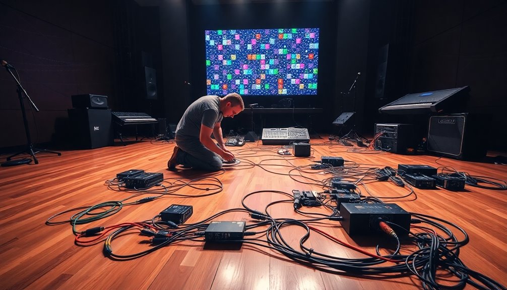 midi and audio connection setup
