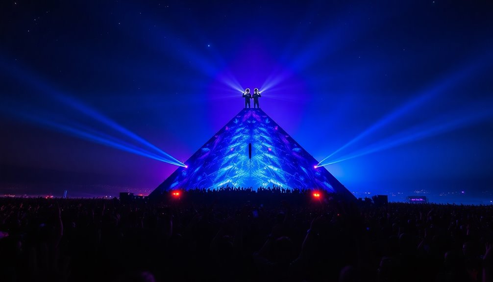 pyramid stage electronic concert
