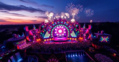 stunning tomorrowland stage designs