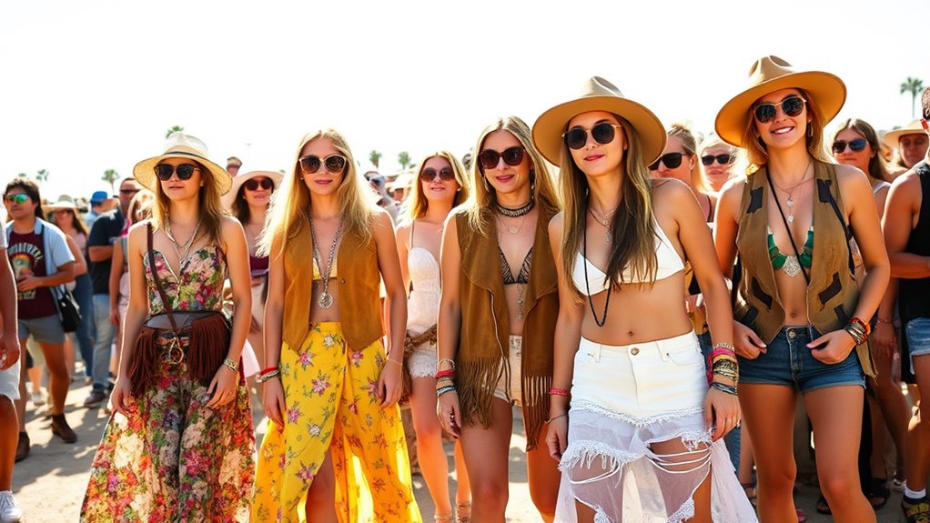 boho chic festival accessories