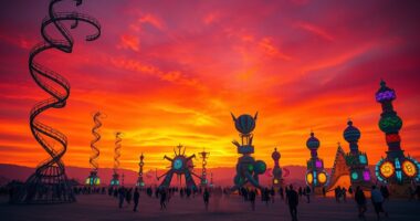burning man art installations