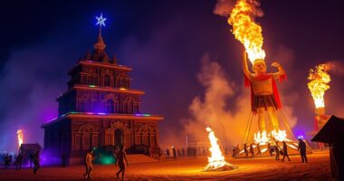 burning man rituals and symbols