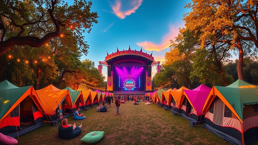 festival camping tips and logistics