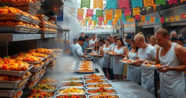 festival catering logistics behind scenes