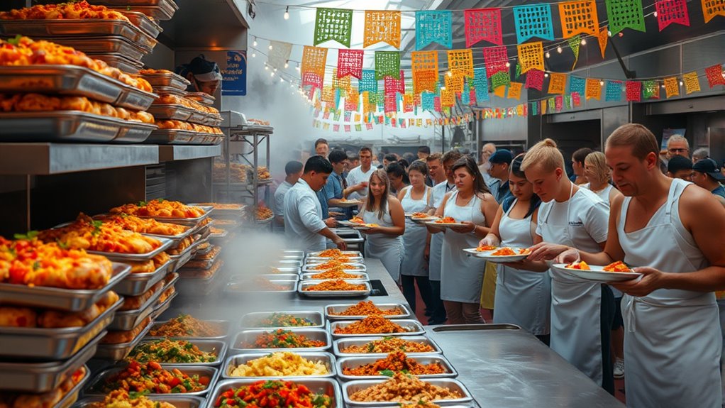 festival catering logistics behind scenes