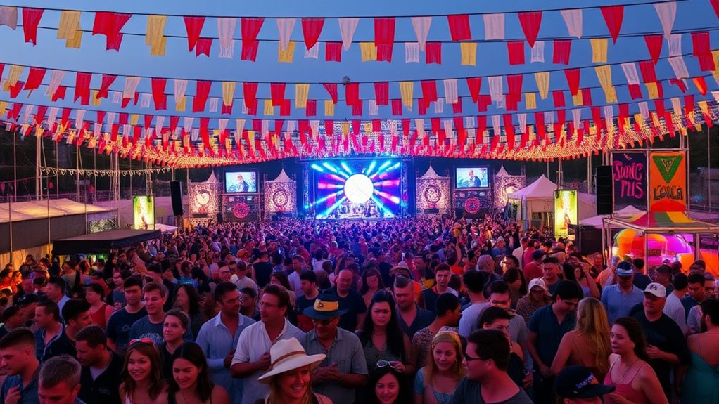 festival community and vibe