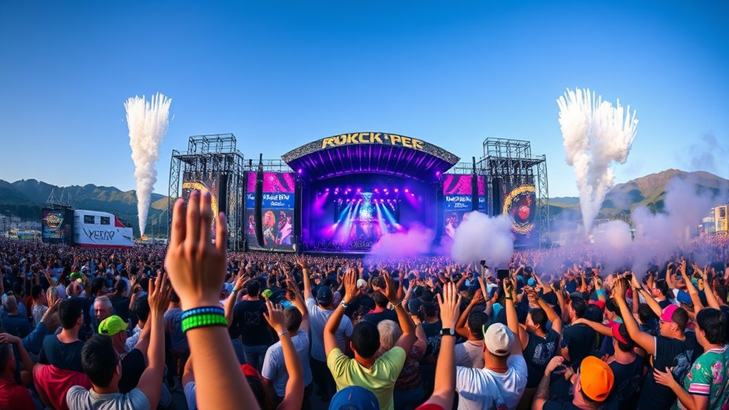 festival logistics and stage design