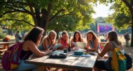 group festival trip planning
