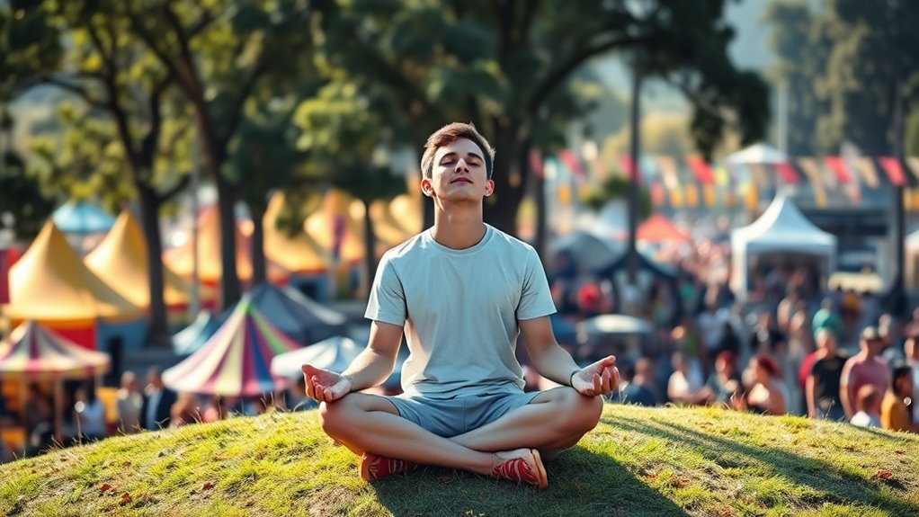 mindful resilience enhances festival experience