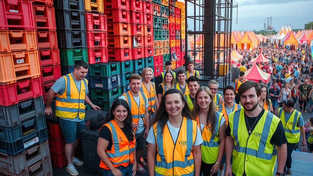volunteer training enhances festival experience