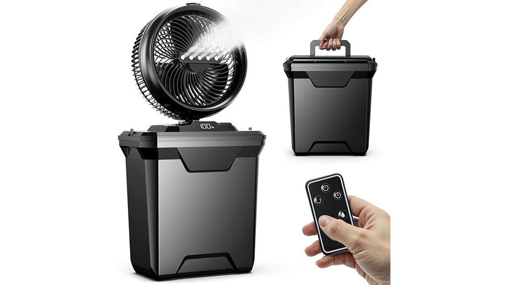 10 inch misting fan