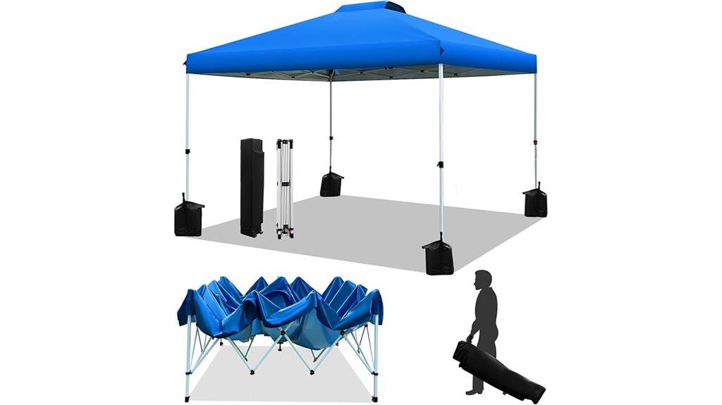 10x10ft pop up canopy