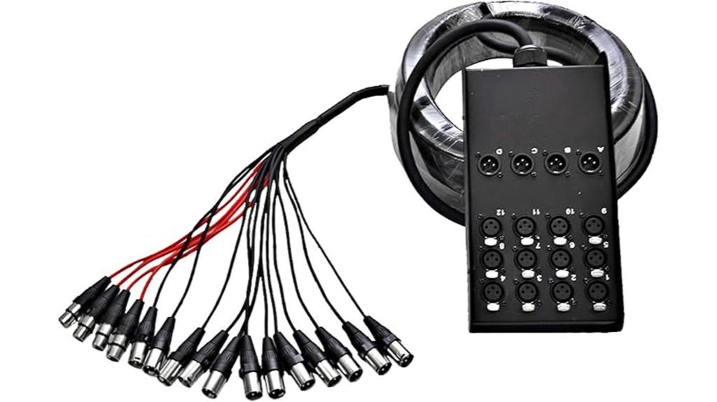 12 channel xlr snake cable