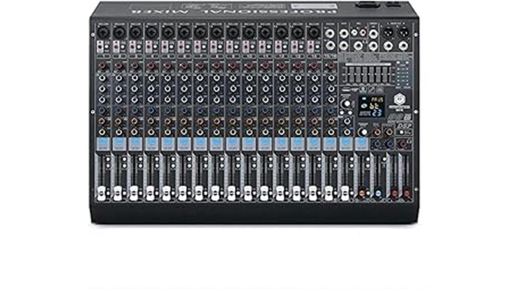 16 channel professional mixer