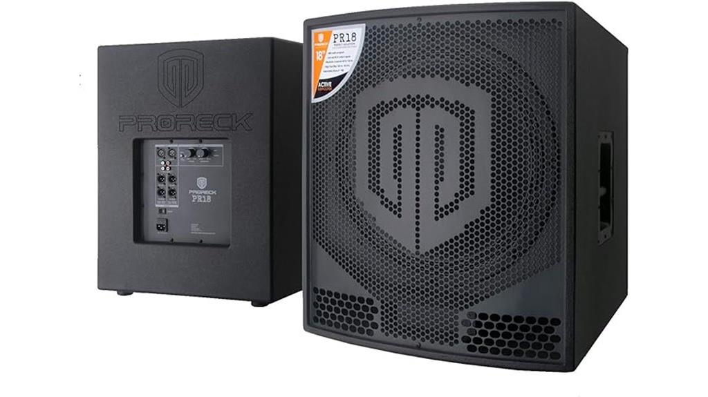 18 inch 2000w dj subwoofer
