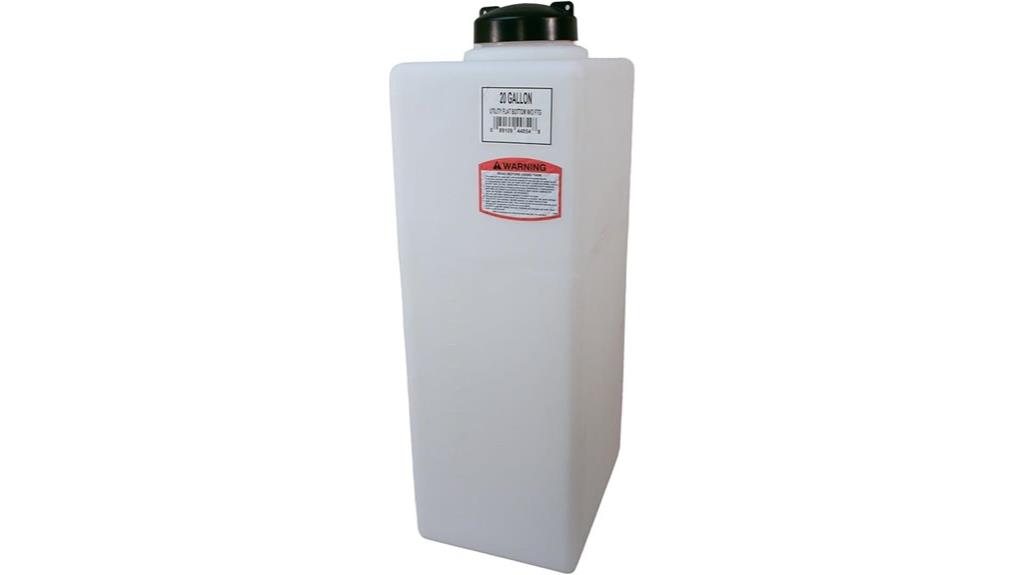 20 gallon flat utility tank