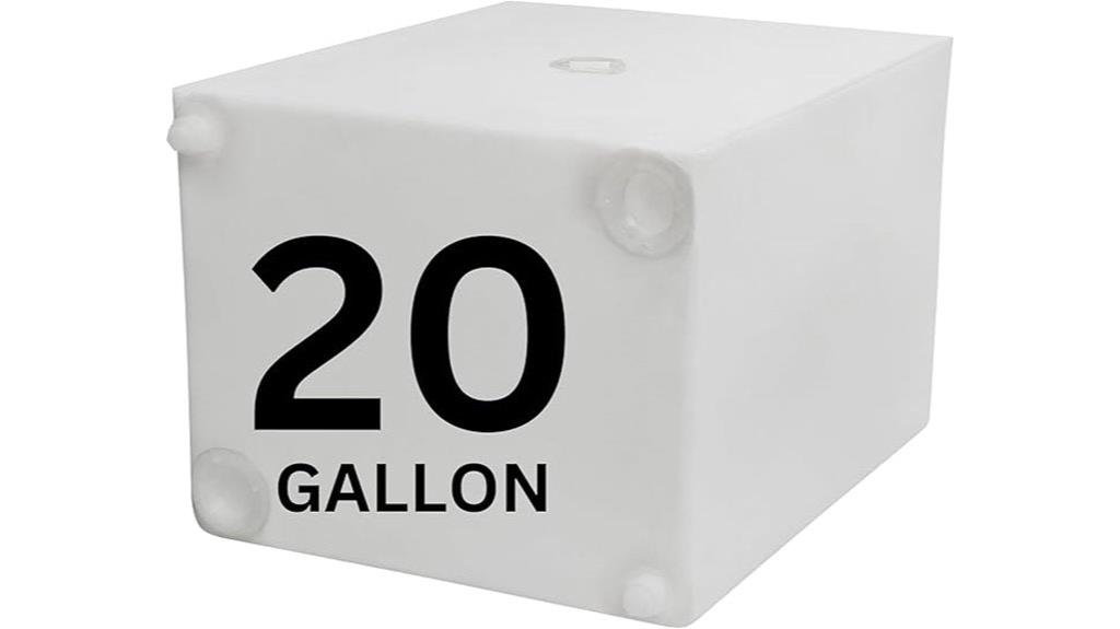 20 gallon rv water tank