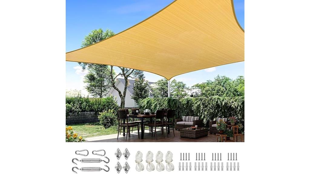 20x20ft shade sail kit