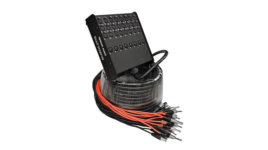 24 channel xlr snake cable