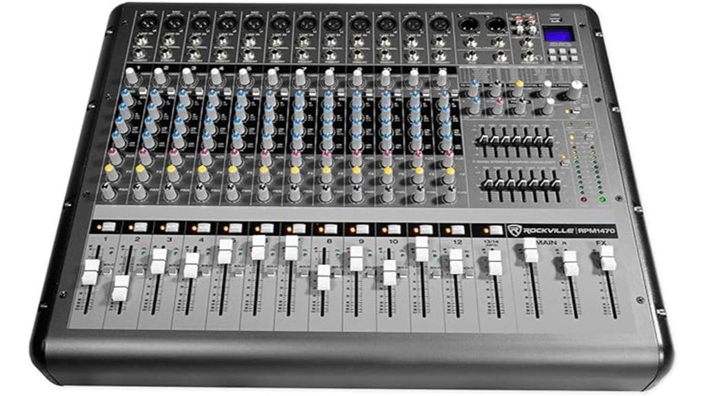 6000w powered mixer