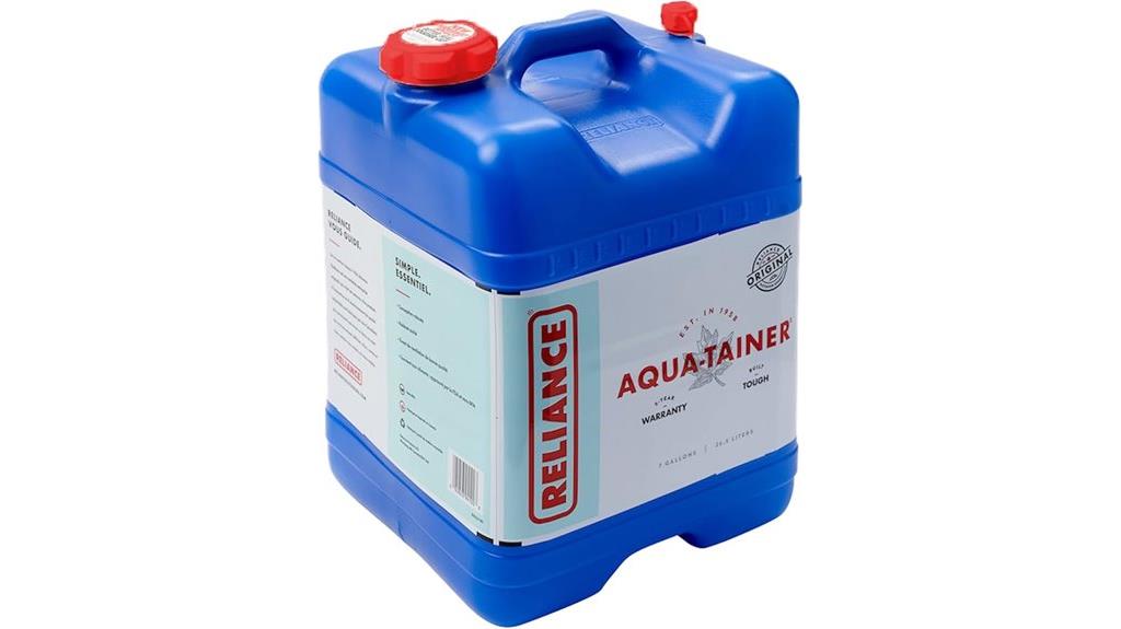 7 gallon rigid water container