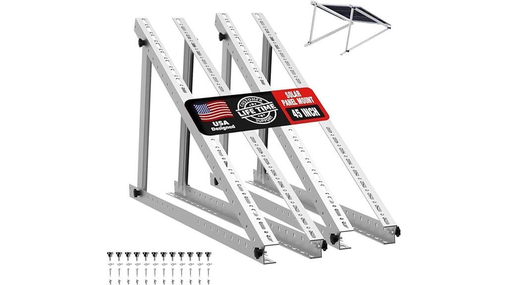 adjustable foldable solar mount