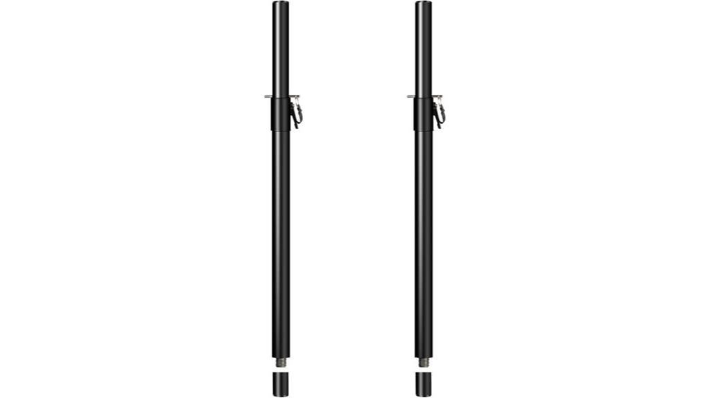 adjustable subwoofer pole pair