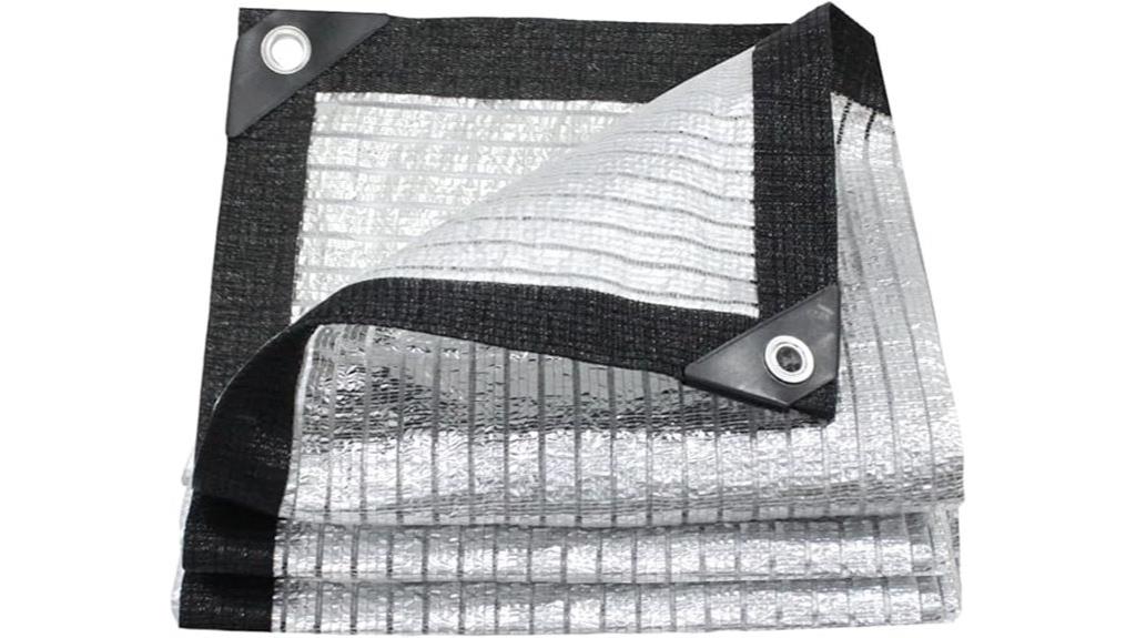 aluminum shade cloth 75 80
