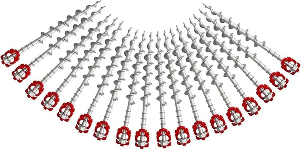 aluminum tent ground anchors