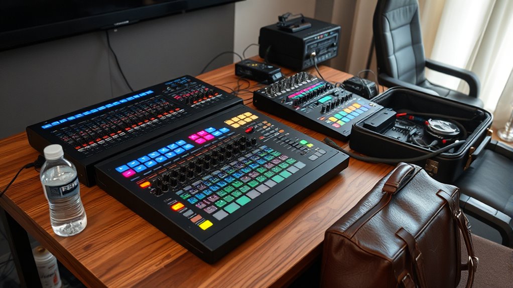 artist travel and tech details