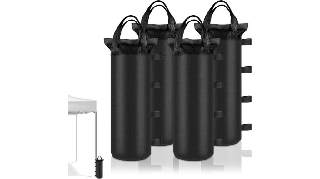 black heavy duty sandbags
