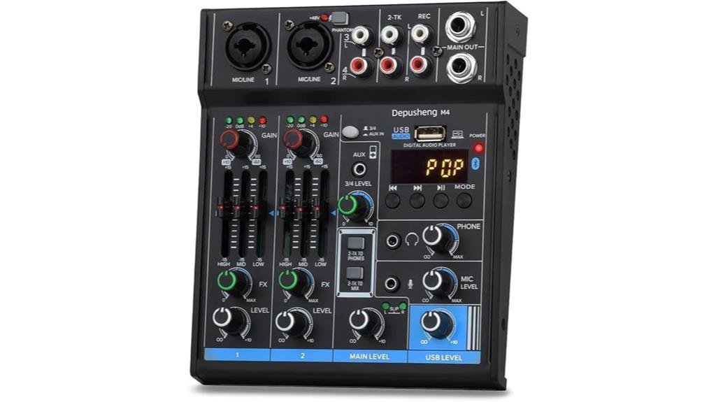 bluetooth enabled usb mixer
