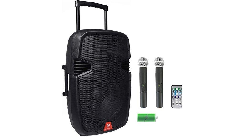 bluetooth rechargeable dj speaker