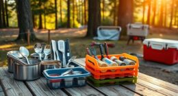 camp utensil storage solutions