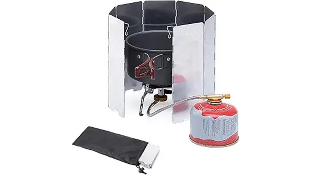 camping stove wind guard
