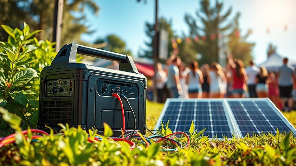 choosing festival solar generators