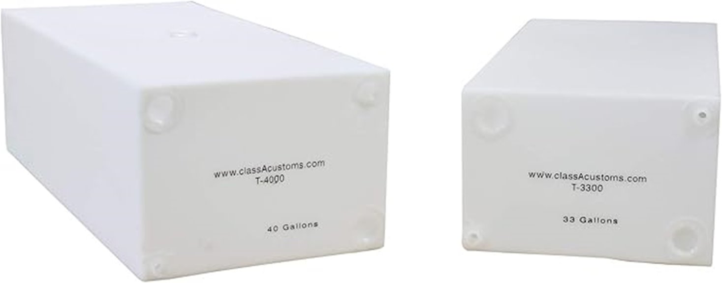 class a rv water tanks