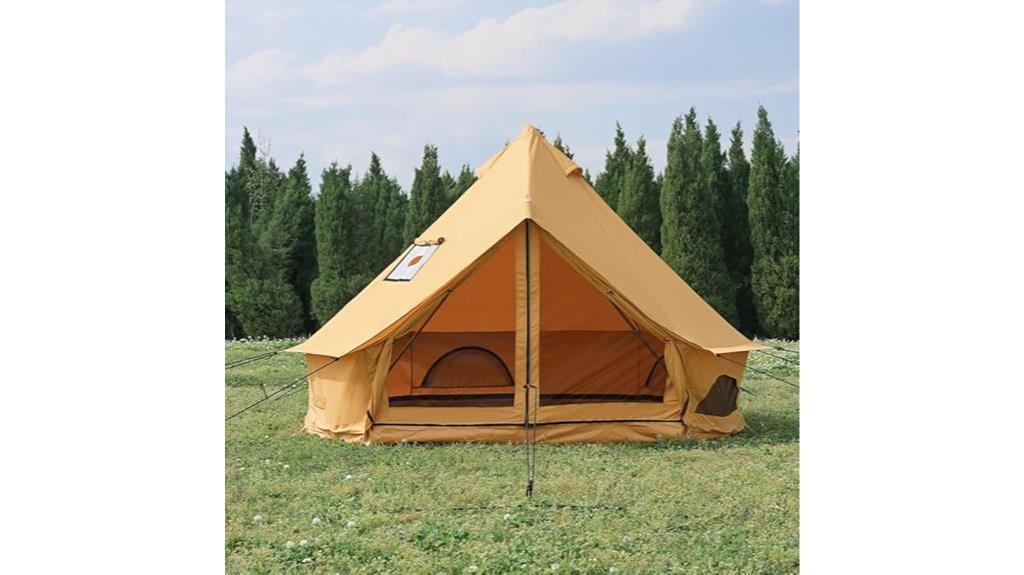 cotton canvas bell tent