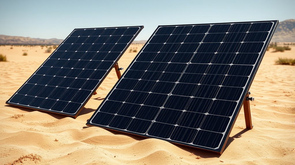 desert camping solar considerations
