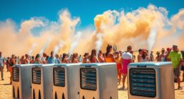desert festival cooling solutions