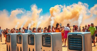 desert festival cooling solutions