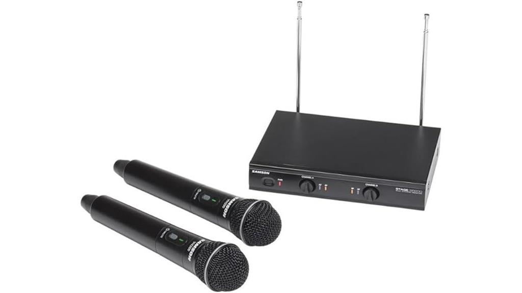 dual channel handheld wireless