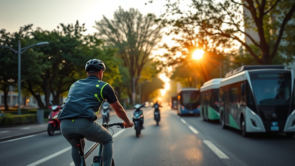 eco friendly active commuting options